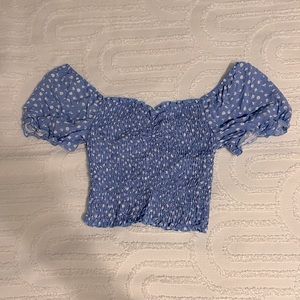 blue women's top